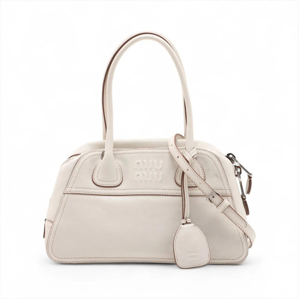Miu Miu Miu Vivant Nappa Leather 2-Way Shoulder Bag, Handbag, Tote Bag for Women